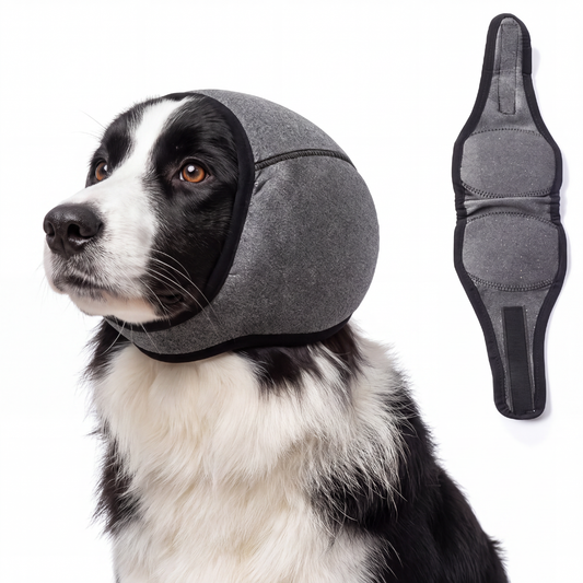 Orejera Calmante, Protectora e Impermeable para Perros
